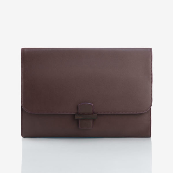 Karl briefcase brown Caroline De Marchi