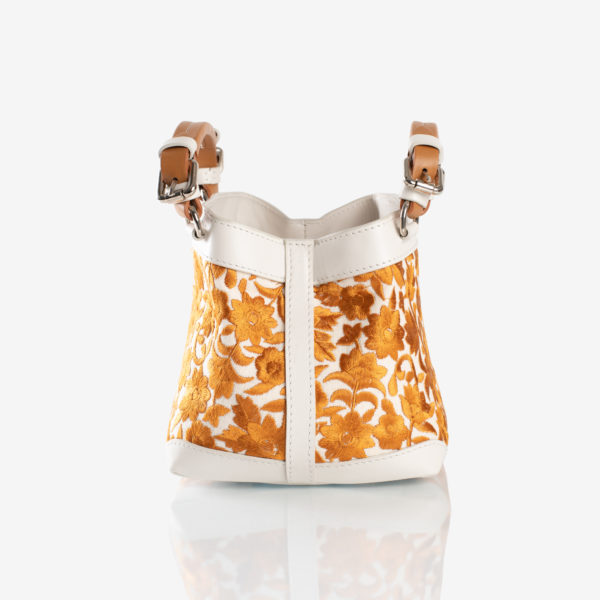 Cubo lindo floral yellow bag Caroline De Marchi