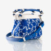 Cubo lindo floral blue bag Caroline De Marchi