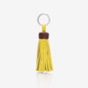 Hope Trio yellow leather keychain Caroline De Marchi