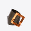 iris belt leather and velvet Caroline De Marchi