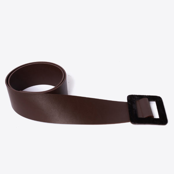 iris belt leather and velvet Caroline De Marchi