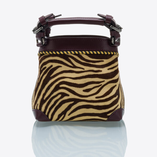 Cubo sofya mini bag zebra Caroline De Marchi