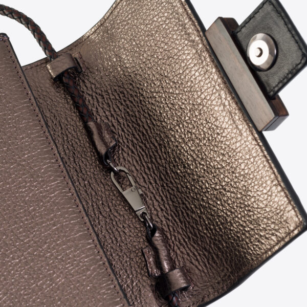 reka mini bag bronze caroline de marchi detail