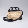 Cubo Demeter medium bag raffia Caroline De Marchi