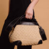 Cubo Demeter raffia bag Caroline De Marchi