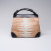 Cubo Gaia large bag raffia sand ivory Caroline De Marchi