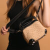 Cubo Demeter raffia mini bag Caroline De Marchi