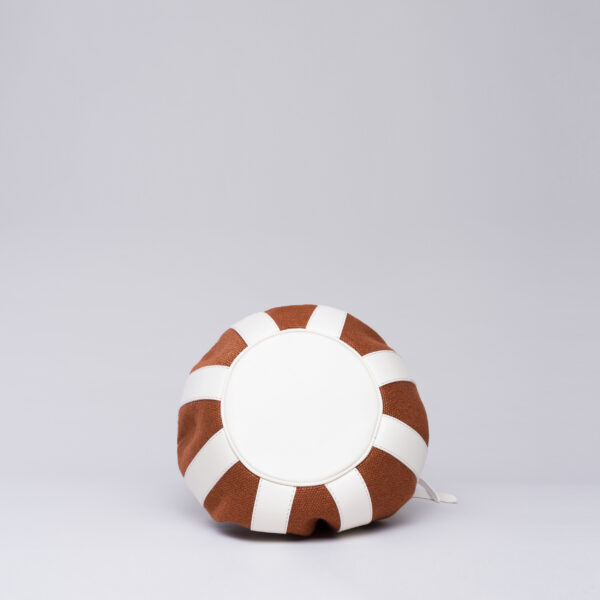 Alma Hera brown white bag Caroline De Marchi