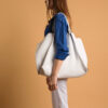 Kali white tote bag Caroline De Marchi