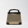 Cubo Amlach medium bag gold denim Caroline De Marchi