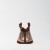 Cubo Luthien mini bag copper denim Caroline De Marchi