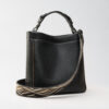 Elie Othar bag black grained leather Caroline De Marchi