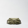 Lori Aldaron kaki leather bag Caroline De Marchi