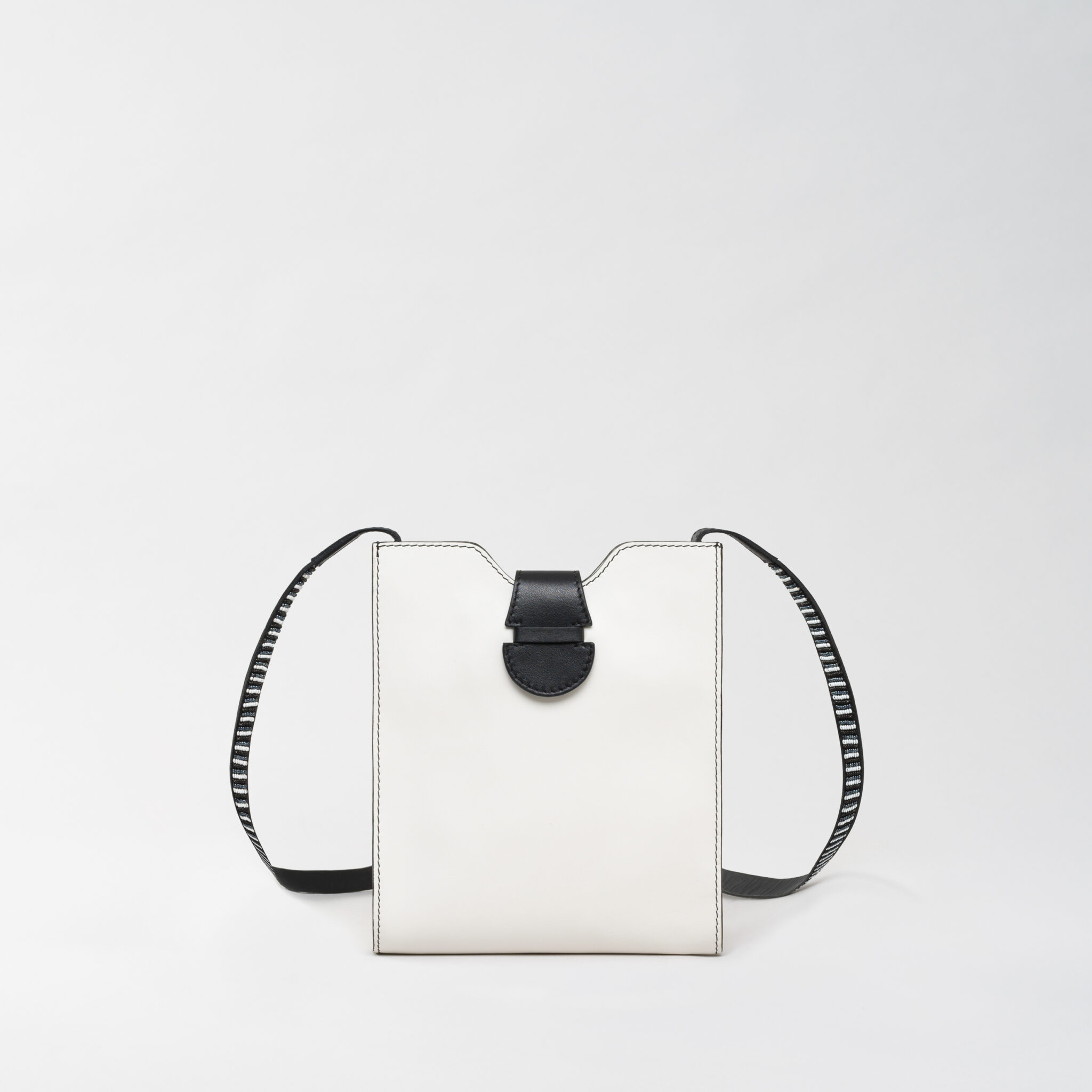 Raph Alora white leather bag Caroline De Marchi