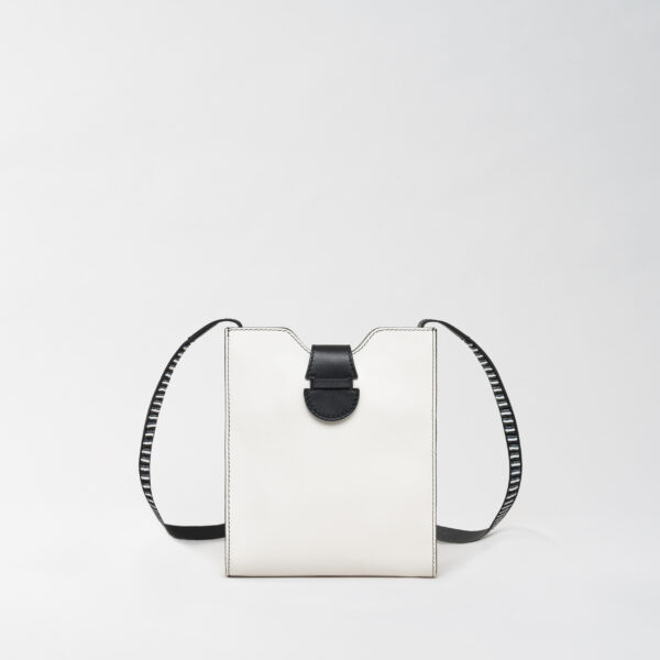 Raph Alora white leather bag Caroline De Marchi