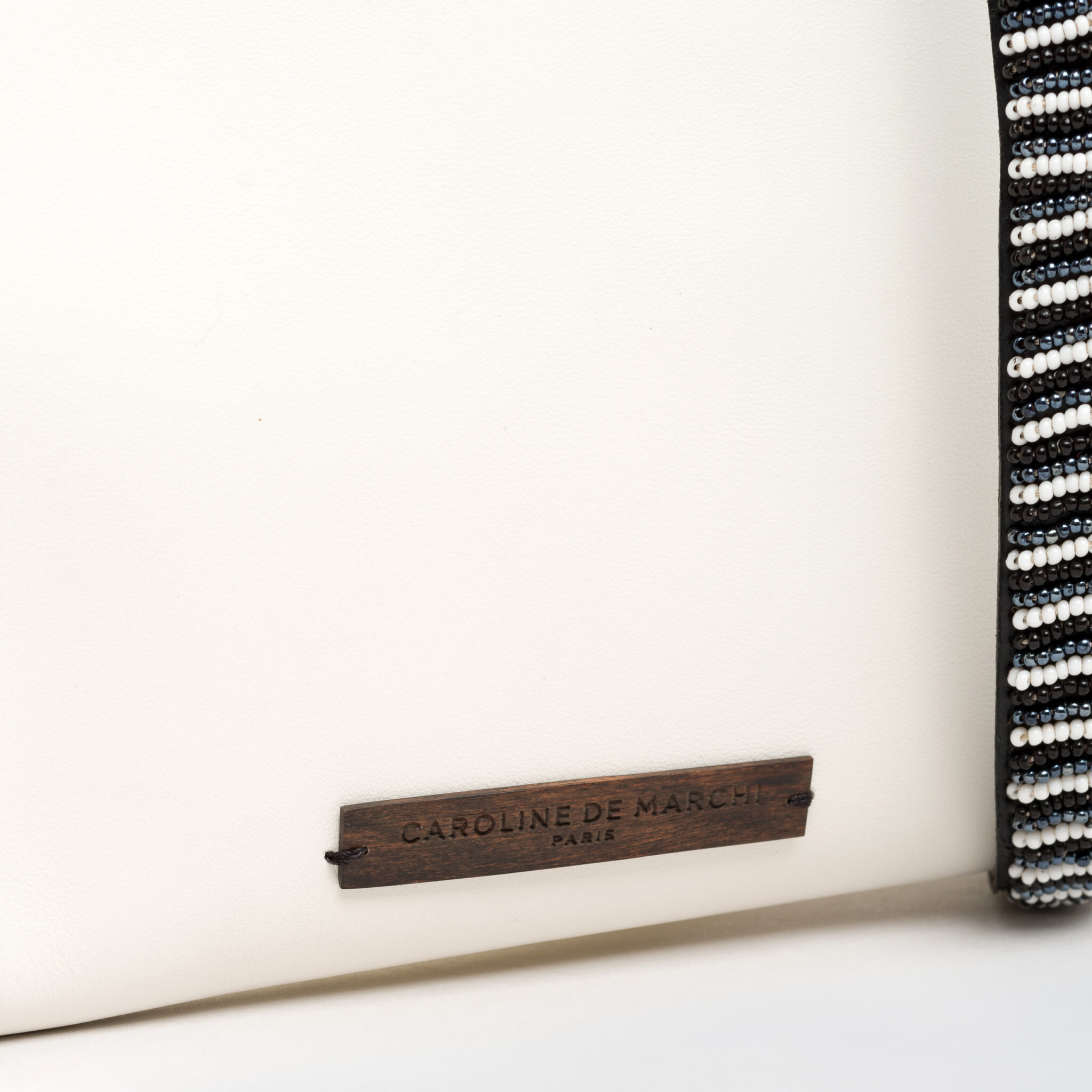 Raph Alora white leather bag Caroline De Marchi