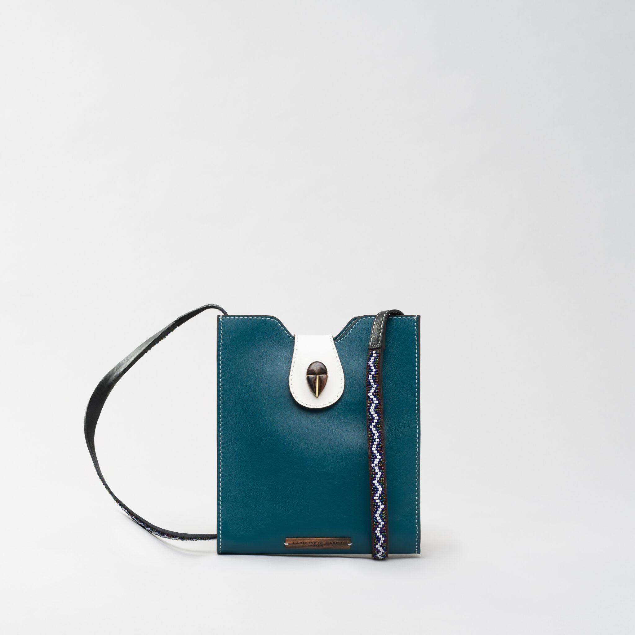 Raph Behati green leather bag Caroline De Marchi