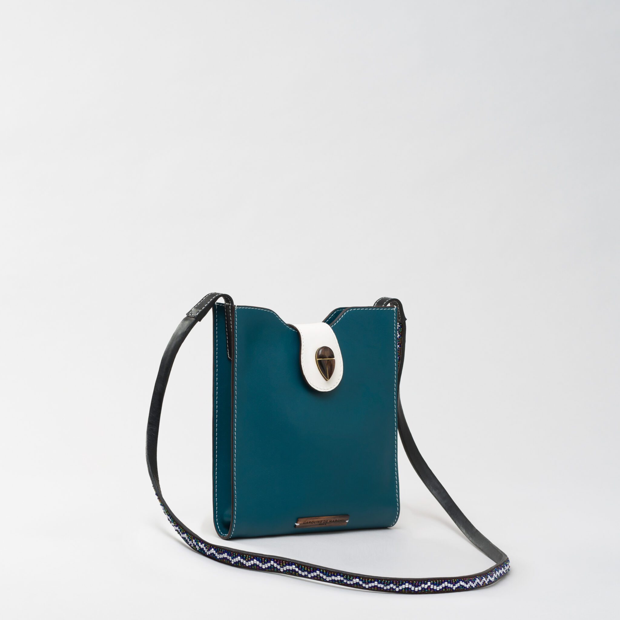 Raph Behati green leather bag Caroline De Marchi