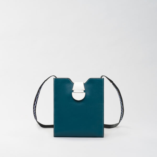 Raph Behati green leather bag Caroline De Marchi