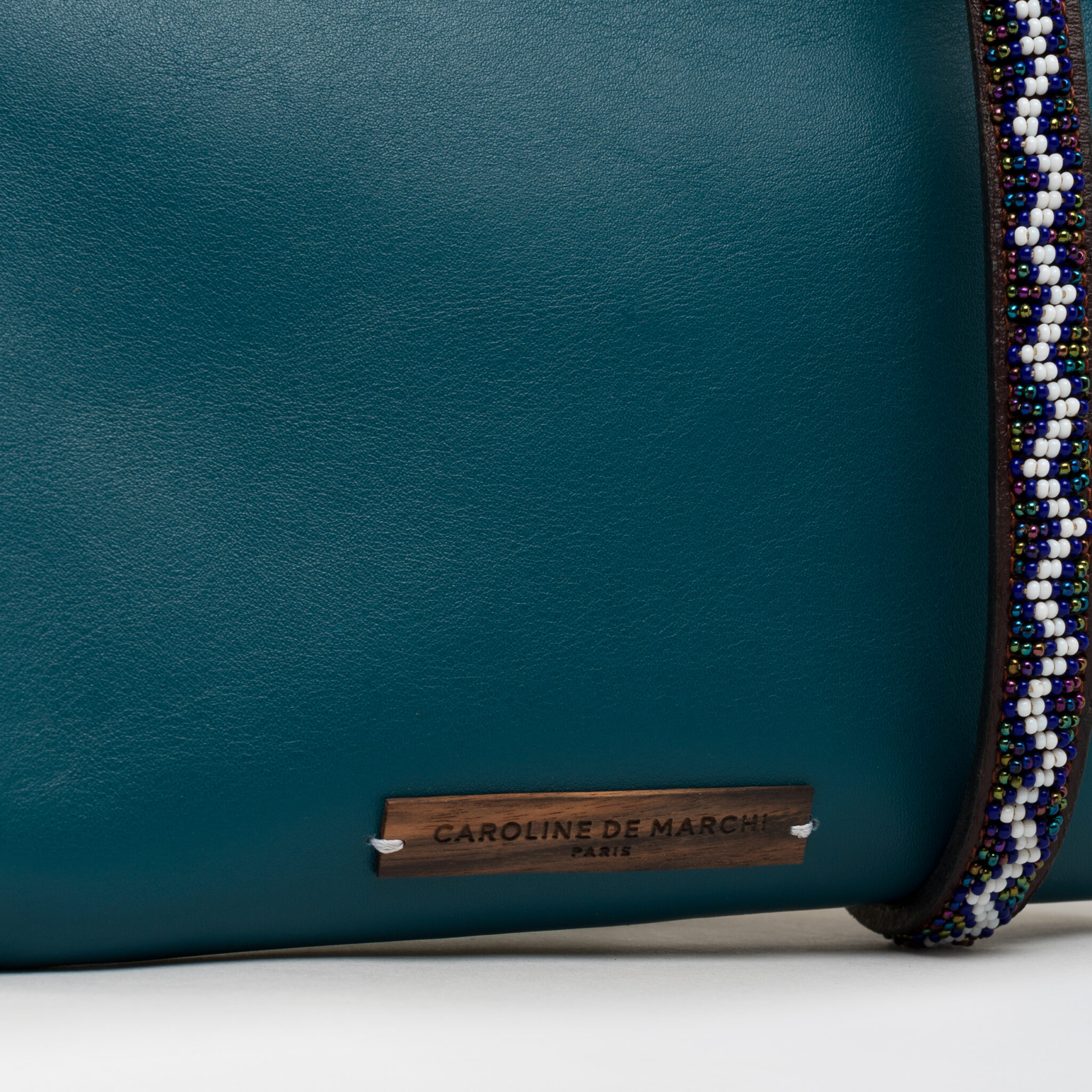 Raph Behati green leather bag Caroline De Marchi