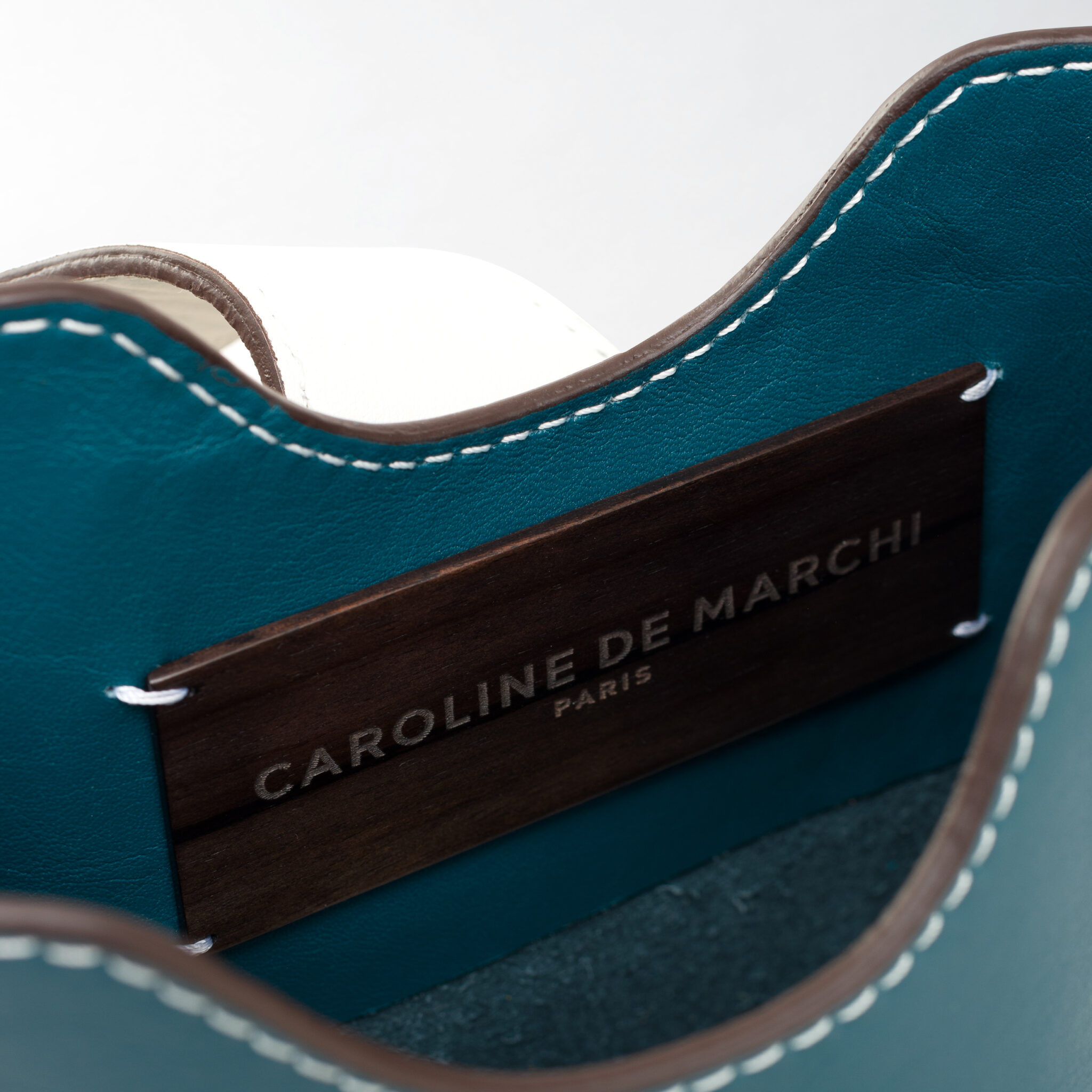 Raph Behati green leather bag Caroline De Marchi