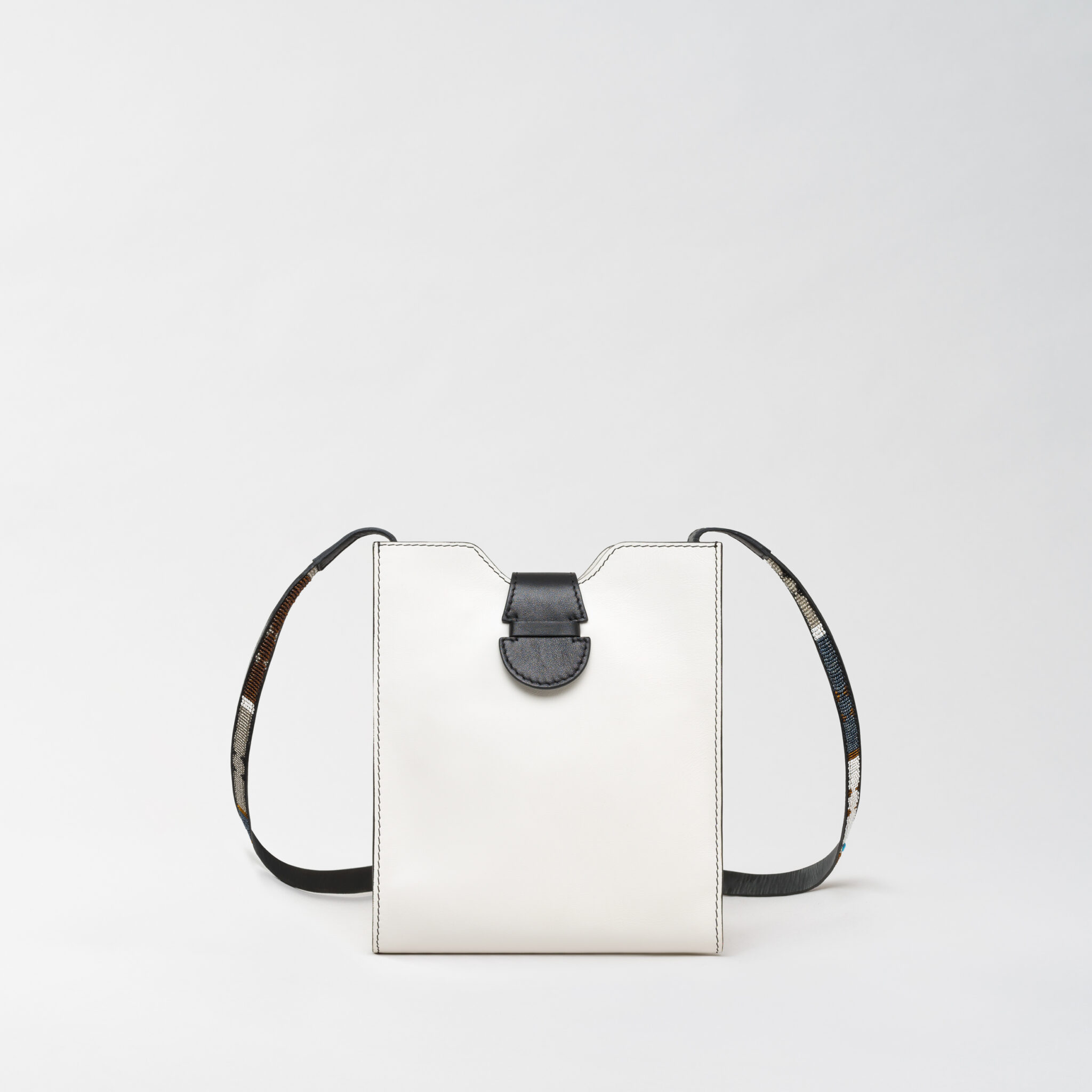 Raph Luam white leather bag Caroline De Marchi
