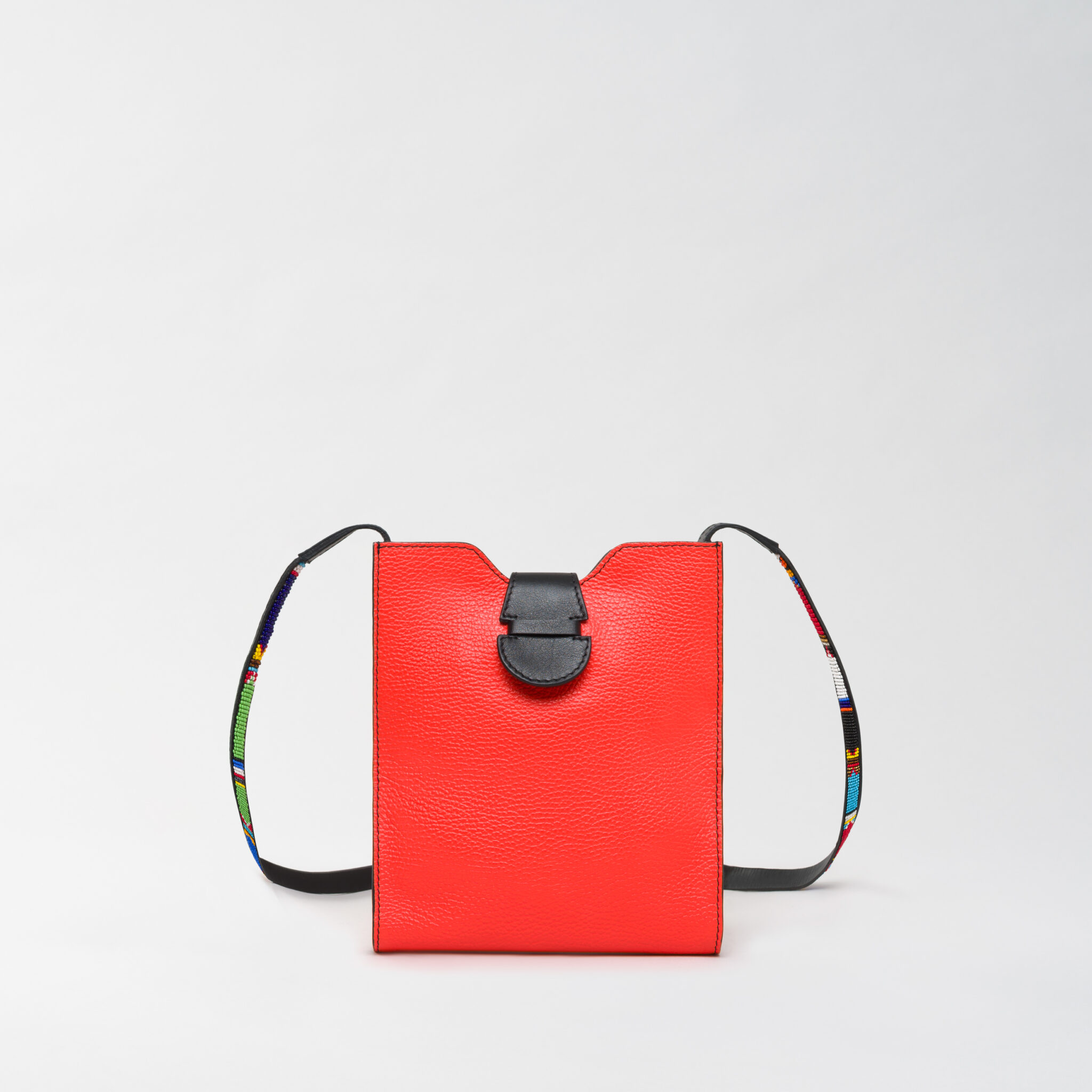 Raph Uhuru coral grained leather bag Caroline De Marchi