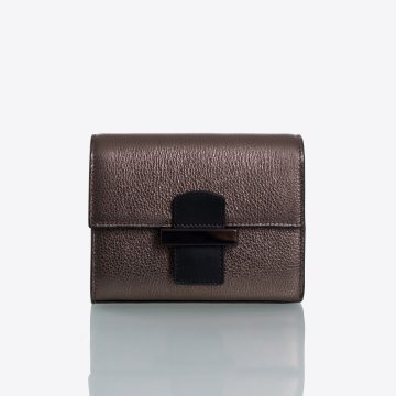 Elie Calliope bag in brown leather - Caroline De Marchi